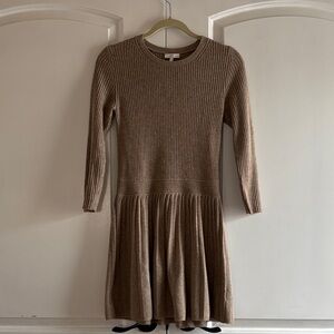 Joie Taupe Mini Sweater Dress (Size XS)